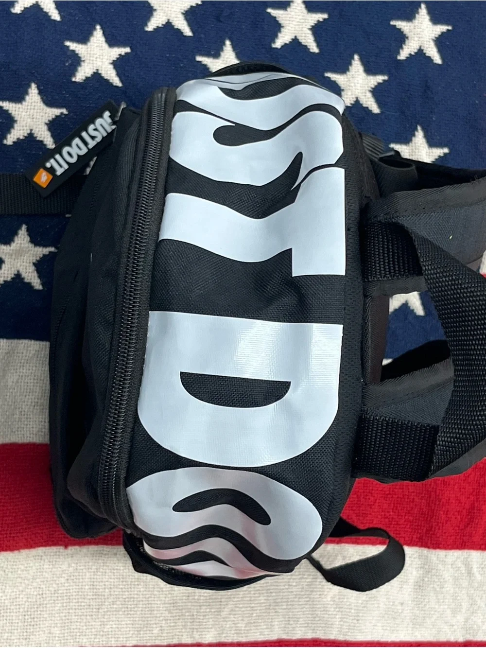 Nike Brasilia Just Do It Black Mini Backpack
